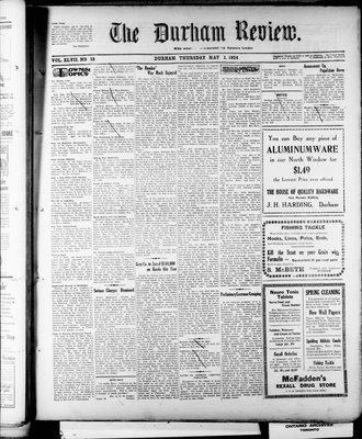 Durham Review (1897), 1 May 1924