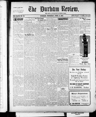 Durham Review (1897), 12 Jun 1924