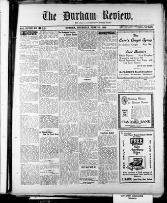 Durham Review (1897), 25 Jun 1925