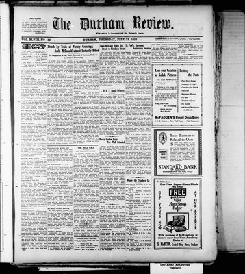 Durham Review (1897), 23 Jul 1925