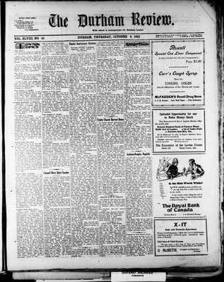 Durham Review (1897), 8 Oct 1925