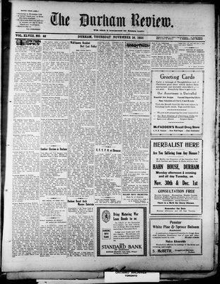 Durham Review (1897), 26 Nov 1925