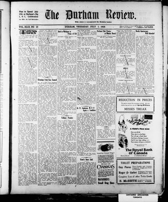 Durham Review (1897), 1 Jul 1926