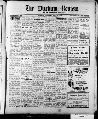 Durham Review (1897), 29 Jul 1926