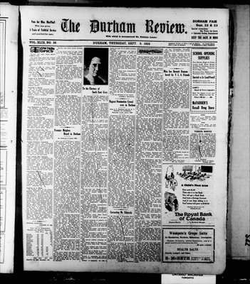 Durham Review (1897), 9 Sep 1926