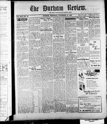 Durham Review (1897), 18 Nov 1926