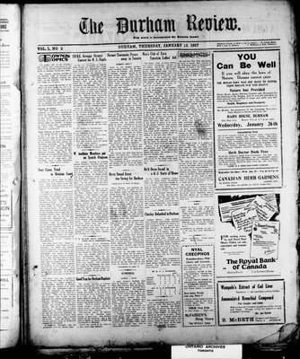 Durham Review (1897), 13 Jan 1927