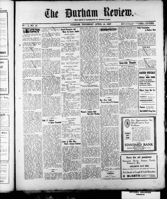 Durham Review (1897), 14 Apr 1927