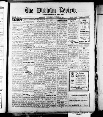 Durham Review (1897), 18 Aug 1927