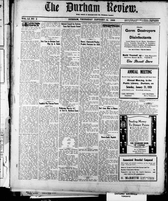 Durham Review (1897), 12 Jan 1928