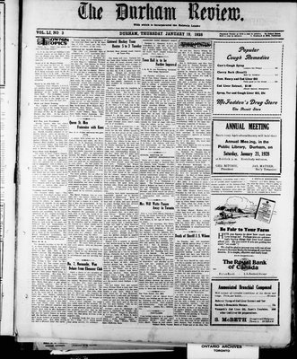 Durham Review (1897), 19 Jan 1928