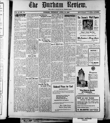 Durham Review (1897), 19 Apr 1928