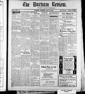 Durham Review (1897), 10 May 1928