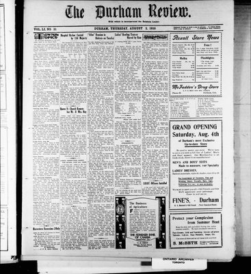 Durham Review (1897), 2 Aug 1928