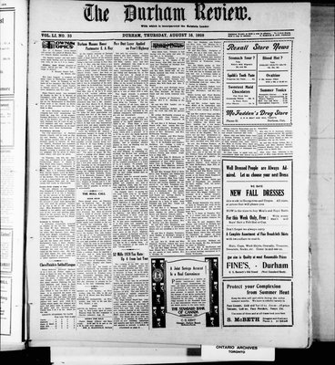 Durham Review (1897), 16 Aug 1928