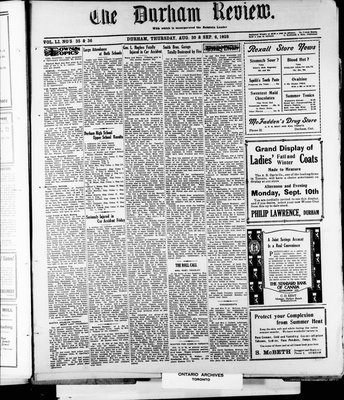 Durham Review (1897), 30 Aug 1928