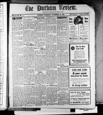 Durham Review (1897), 22 Nov 1928