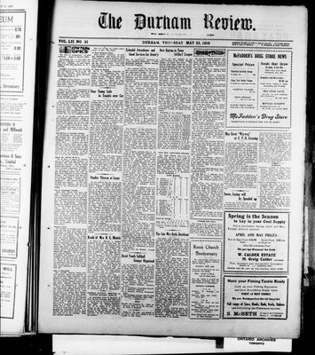 Durham Review (1897), 23 May 1929