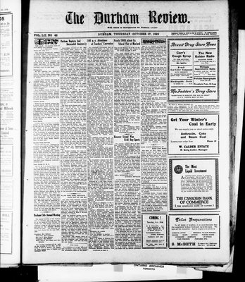 Durham Review (1897), 17 Oct 1929