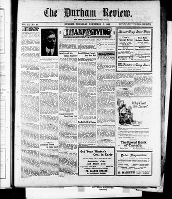 Durham Review (1897), 7 Nov 1929