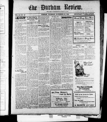 Durham Review (1897), 21 Nov 1929