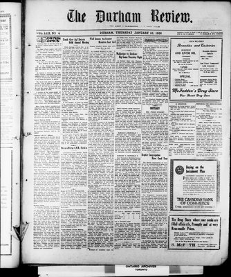 Durham Review (1897), 23 Jan 1930