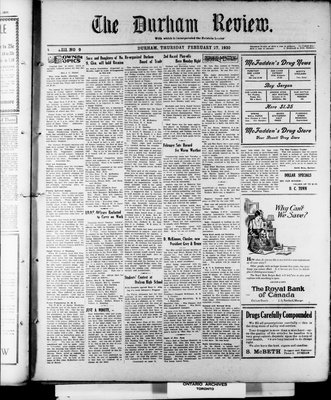 Durham Review (1897), 27 Feb 1930