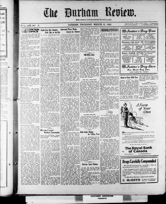 Durham Review (1897), 13 Mar 1930