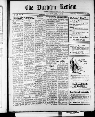 Durham Review (1897), 10 Apr 1930