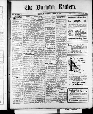 Durham Review (1897), 24 Apr 1930