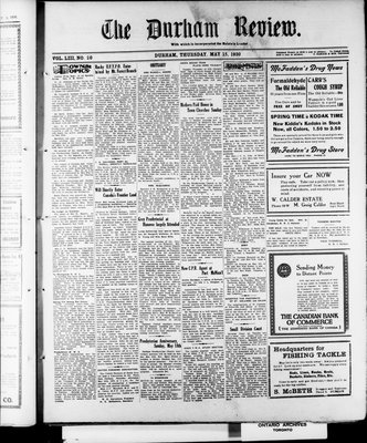 Durham Review (1897), 15 May 1930