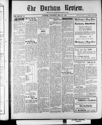 Durham Review (1897), 22 May 1930