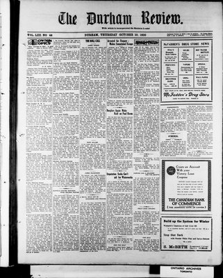 Durham Review (1897), 30 Oct 1930