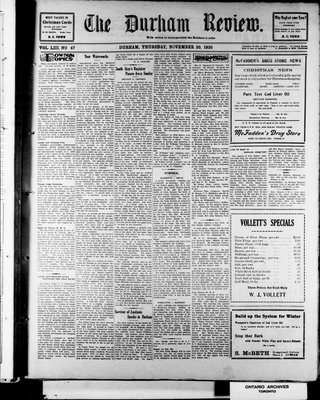 Durham Review (1897), 20 Nov 1930