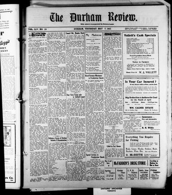 Durham Review (1897), 7 May 1931