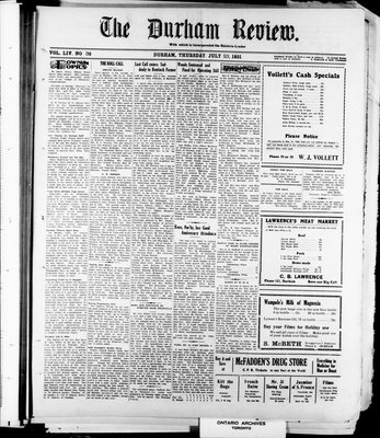 Durham Review (1897), 23 Jul 1931