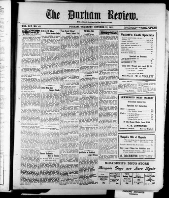 Durham Review (1897), 15 Oct 1931