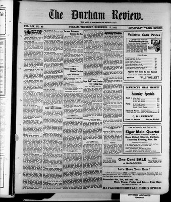 Durham Review (1897), 5 Nov 1931