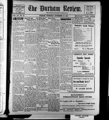 Durham Review (1897), 19 Nov 1931