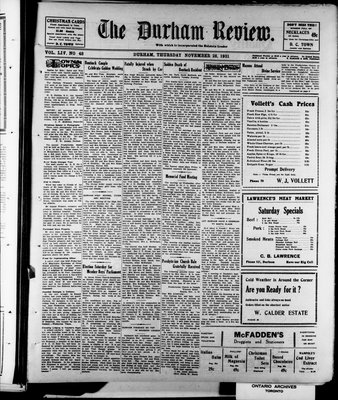 Durham Review (1897), 26 Nov 1931