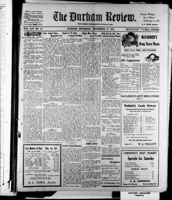 Durham Review (1897), 17 Dec 1931