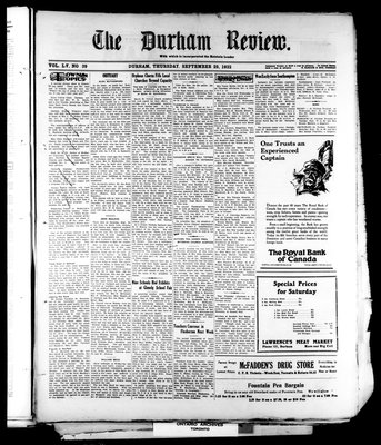 Durham Review (1897), 29 Sep 1932