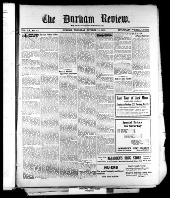 Durham Review (1897), 13 Oct 1932