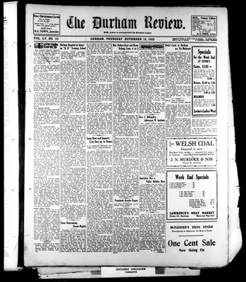 Durham Review (1897), 10 Nov 1932