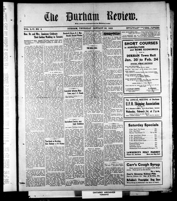 Durham Review (1897), 26 Jan 1933