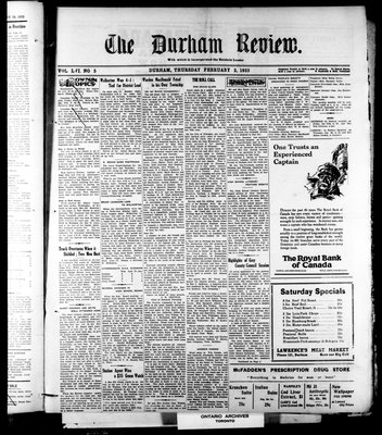 Durham Review (1897), 2 Feb 1933