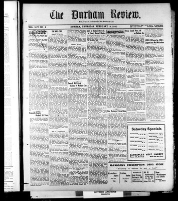 Durham Review (1897), 9 Feb 1933