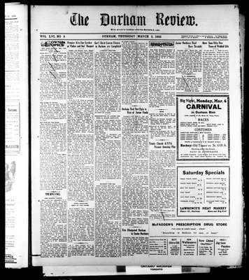 Durham Review (1897), 2 Mar 1933