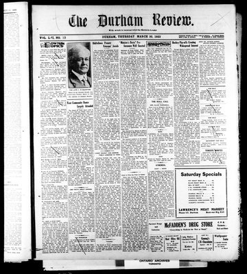 Durham Review (1897), 30 Mar 1933