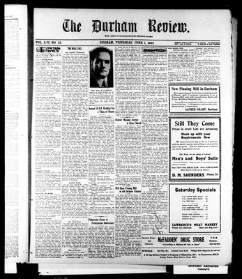 Durham Review (1897), 1 Jun 1933